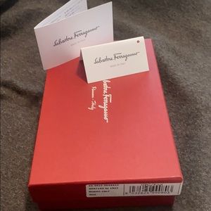 Salvatore Ferragamo Rosso Calf Wallet